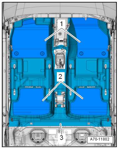 Volkswagen Passat. Karosserie-Montagearbeiten Innen