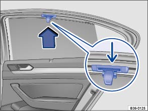 Volkswagen Passat Variant Betriebsanleitung - Sonnenschutzrollo