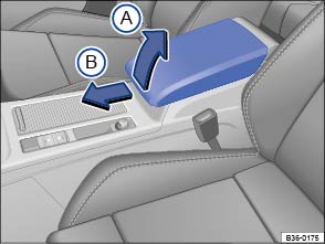 Volkswagen Passat Variant Betriebsanleitung - Mittelarmlehne - Richtig und  sicher sitzen. Sitzposition einstellen