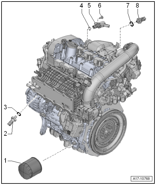 Volkswagen Passat. 4-Zyl. Einspritzmotor (1,4 l-Motor Direkteinspritzer, Turbolader)