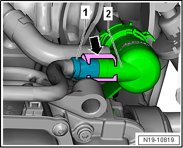 Volkswagen Passat. 4-Zyl. Einspritzmotor (1,4 l-Motor Direkteinspritzer, Turbolader)