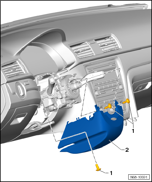 Volkswagen Passat. Karosserie-Montagearbeiten Innen