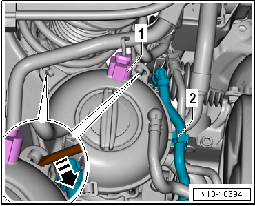 Volkswagen Passat. 4-Zyl. Einspritzmotor (1,4 l-Motor Direkteinspritzer, Turbolader)