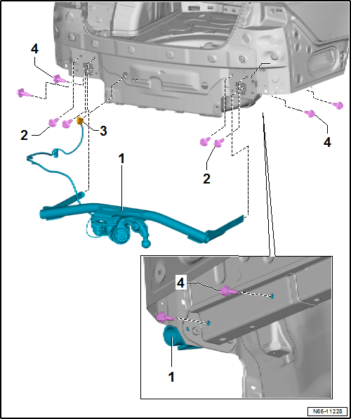 Volkswagen Passat. Karosserie-Montagearbeiten Außen