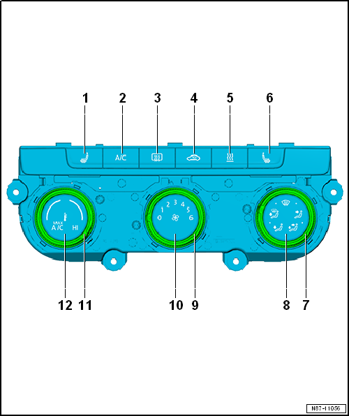 Volkswagen Passat. Heizung, Klimaanlage