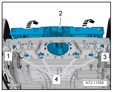 Volkswagen Passat. Karosserie-Montagearbeiten Innen