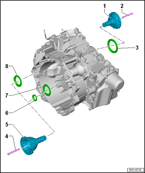 Volkswagen Passat. 7 Gang-Doppelkupplungsgetriebe 0CW