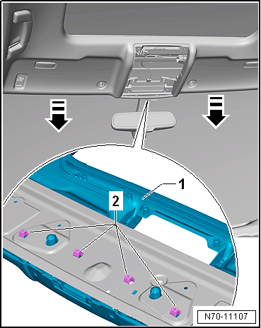 Volkswagen Passat. Karosserie-Montagearbeiten Innen