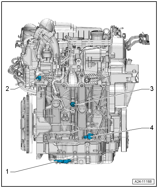 Volkswagen Passat. 4-Zyl. Einspritzmotor (1,4 l-Motor Direkteinspritzer, Turbolader)