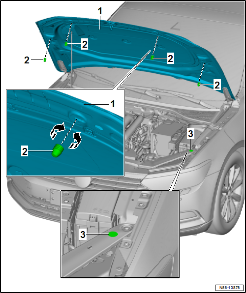 Volkswagen Passat. Karosserie-Montagearbeiten Außen