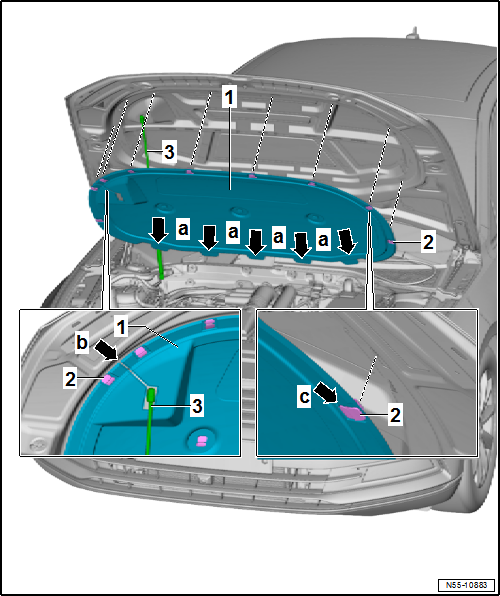 Volkswagen Passat. Karosserie-Montagearbeiten Außen