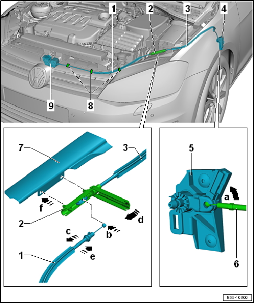 Volkswagen Passat. Karosserie-Montagearbeiten Außen