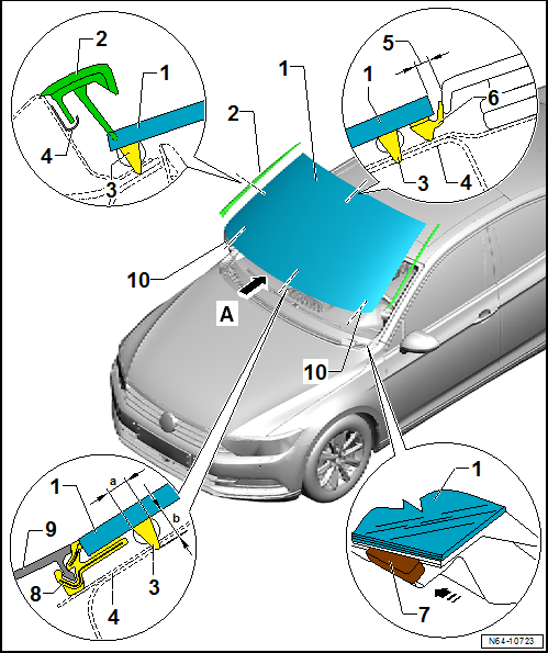 Volkswagen Passat. Karosserie-Montagearbeiten Außen