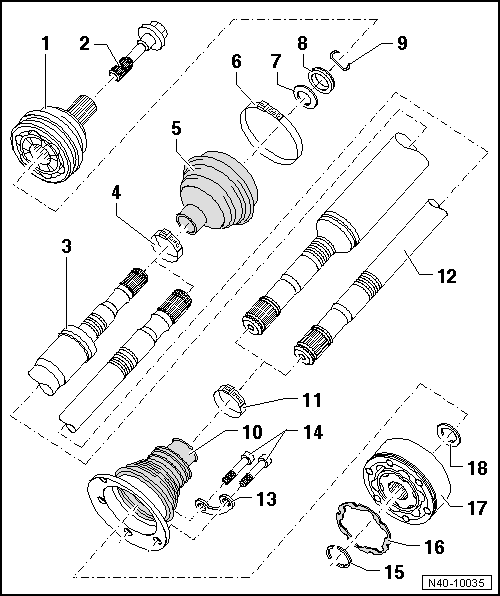 Volkswagen Passat. Fahrwerk, Achsen, Lenkung