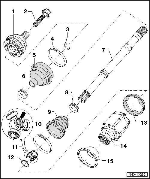 Volkswagen Passat. Fahrwerk, Achsen, Lenkung