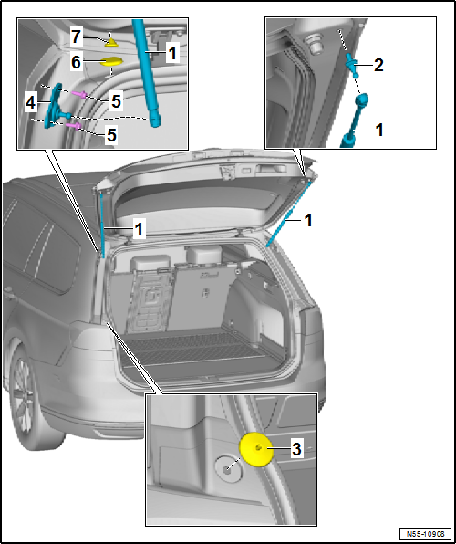 Volkswagen Passat. Karosserie-Montagearbeiten Außen