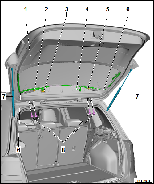 Volkswagen Passat. Karosserie-Montagearbeiten Außen