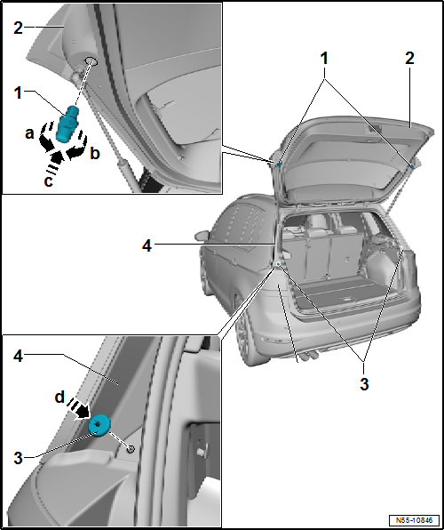 Volkswagen Passat. Karosserie-Montagearbeiten Außen