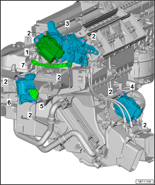 Volkswagen Passat. Heizung, Klimaanlage