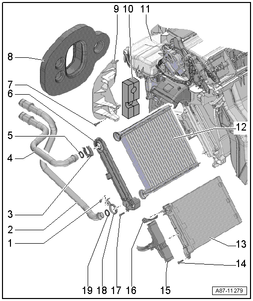 Volkswagen Passat. Heizung, Klimaanlage