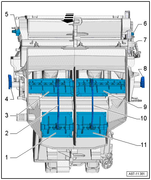 Volkswagen Passat. Heizung, Klimaanlage