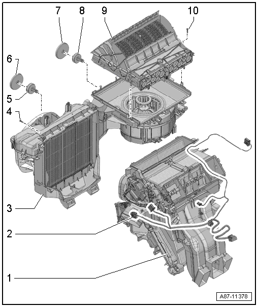 Volkswagen Passat. Heizung, Klimaanlage