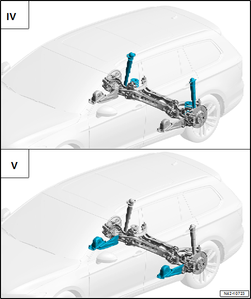 Volkswagen Passat. Fahrwerk, Achsen, Lenkung