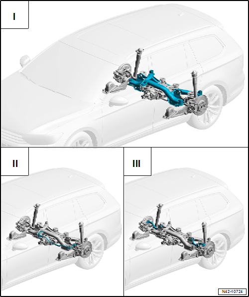 Volkswagen Passat. Fahrwerk, Achsen, Lenkung