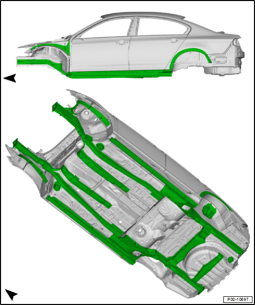 Volkswagen Passat. Fahrzeugspezifische Informationen Lack