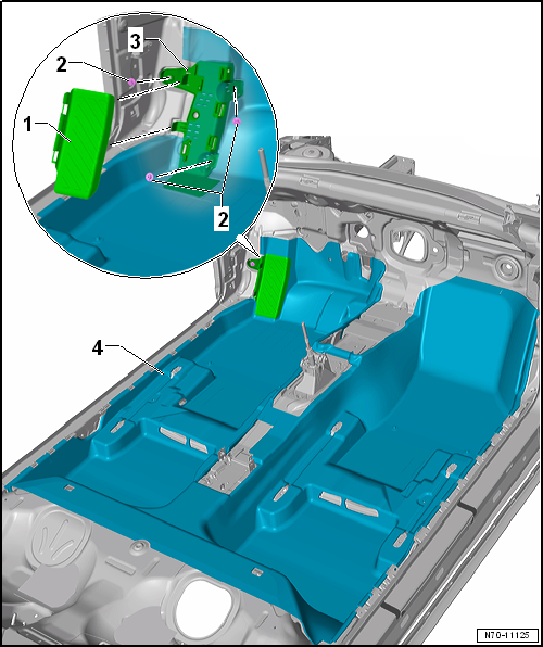 Volkswagen Passat. Karosserie-Montagearbeiten Innen