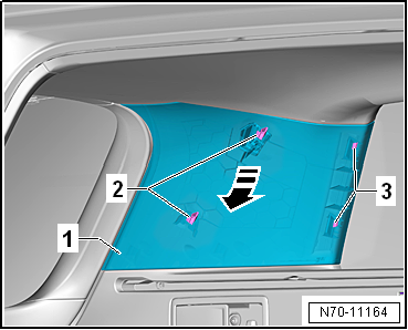 Volkswagen Passat. Karosserie-Montagearbeiten Innen