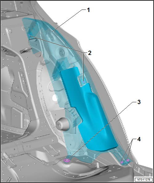 Volkswagen Passat. Karosserie-Montagearbeiten Innen