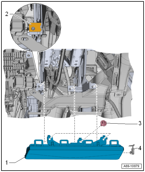 Volkswagen Passat. Karosserie-Montagearbeiten Innen