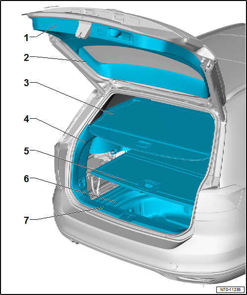 Volkswagen Passat. Karosserie-Montagearbeiten Innen