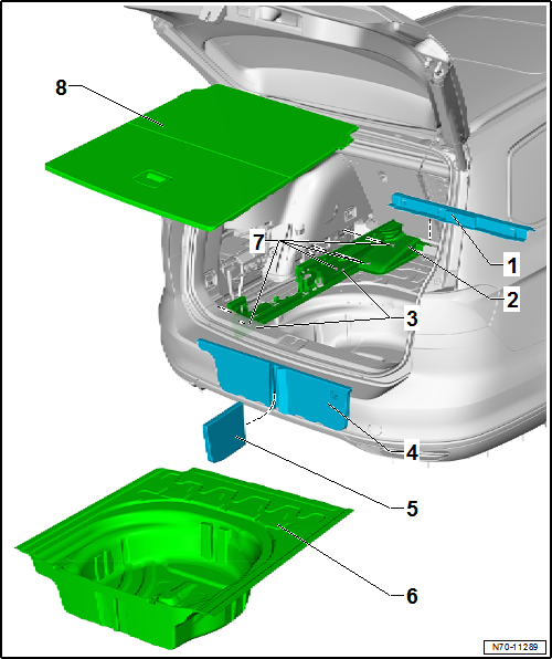 Volkswagen Passat. Karosserie-Montagearbeiten Innen