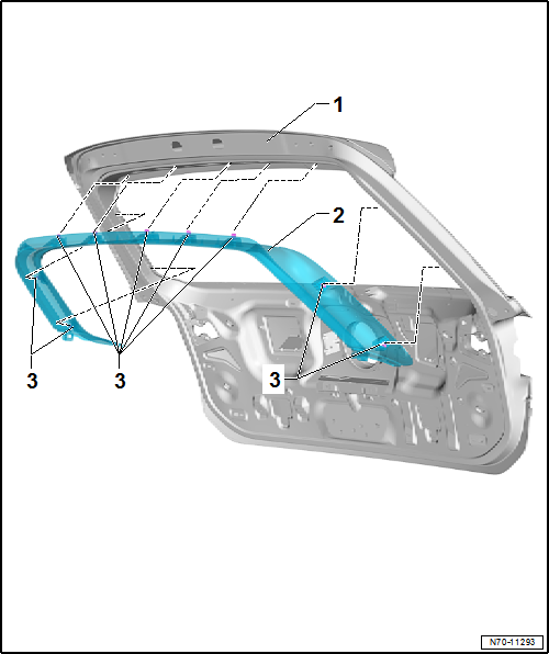 Volkswagen Passat. Karosserie-Montagearbeiten Innen