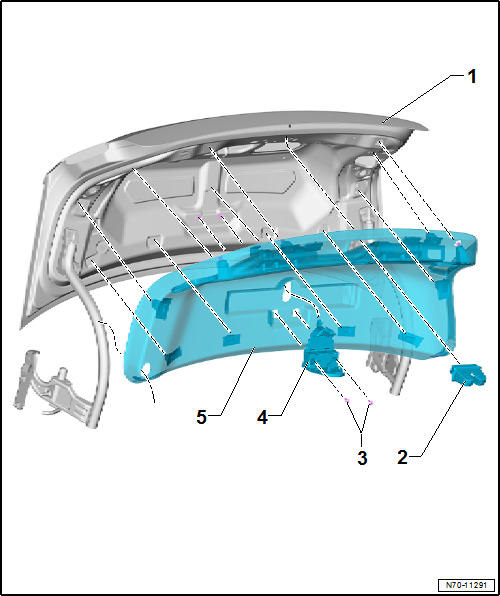 Volkswagen Passat. Karosserie-Montagearbeiten Innen