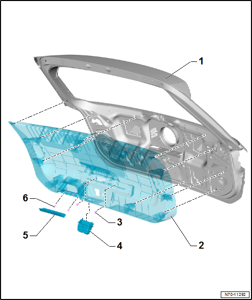 Volkswagen Passat. Karosserie-Montagearbeiten Innen