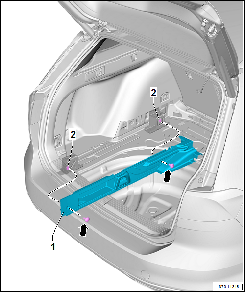 Volkswagen Passat. Karosserie-Montagearbeiten Innen