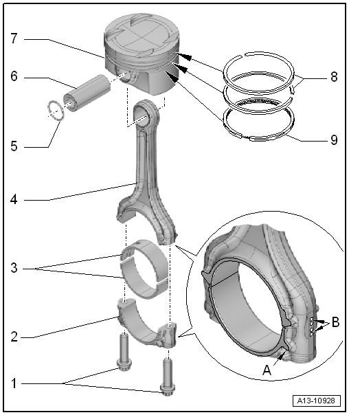 Volkswagen Passat. 4-Zyl. Einspritzmotor (1,4 l-Motor Direkteinspritzer, Turbolader)