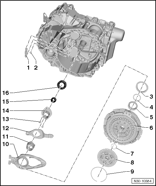 Volkswagen Passat. 7 Gang-Doppelkupplungsgetriebe 0CW