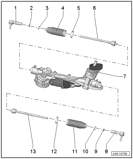 Volkswagen Passat. Fahrwerk, Achsen, Lenkung