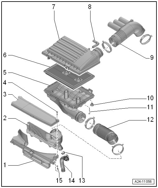 Volkswagen Passat. 4-Zyl. Einspritzmotor (1,4 l-Motor Direkteinspritzer, Turbolader)