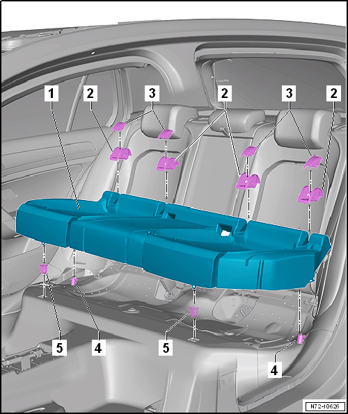 Volkswagen Passat. Karosserie-Montagearbeiten Innen