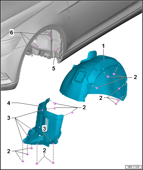 Volkswagen Passat. Karosserie-Montagearbeiten Außen