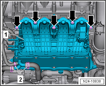 Volkswagen Passat. 4-Zyl. Einspritzmotor (1,4 l-Motor Direkteinspritzer, Turbolader)