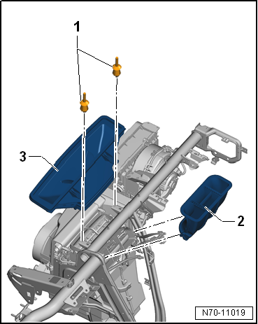 Volkswagen Passat. Karosserie-Montagearbeiten Innen