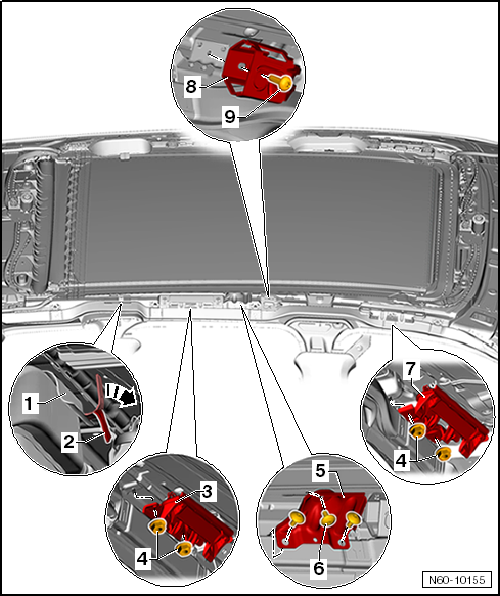 Volkswagen Passat. Karosserie-Montagearbeiten Außen