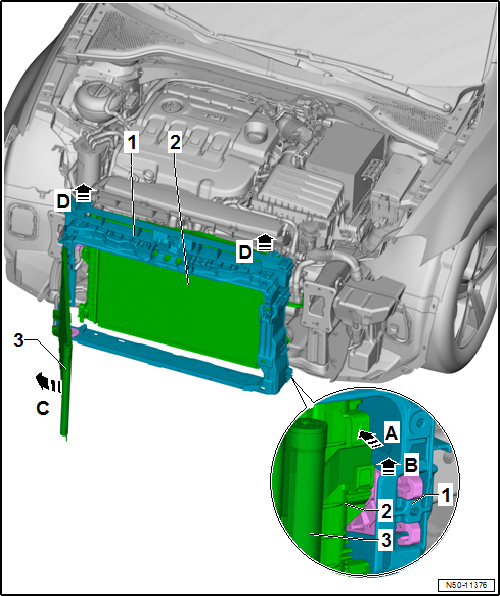 Volkswagen Passat. Karosserie-Montagearbeiten Außen