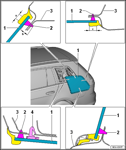 Volkswagen Passat. Karosserie-Montagearbeiten Außen